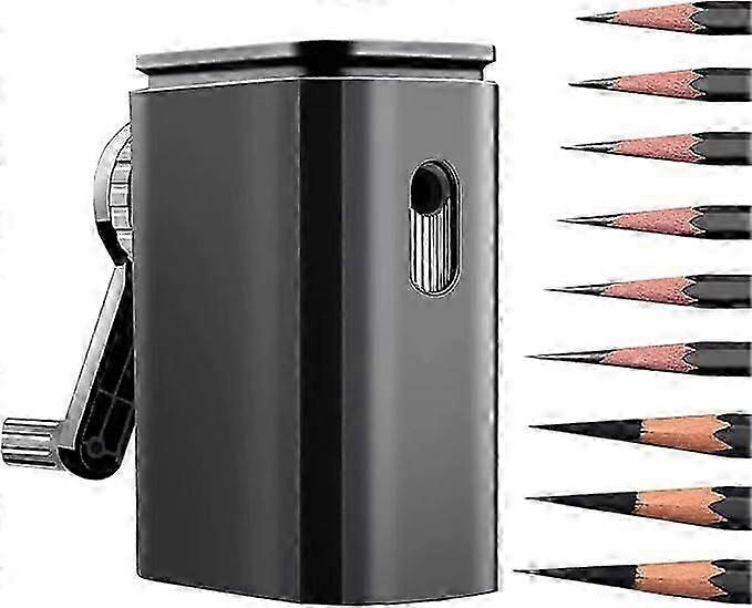 Professional Portable Pencil Sharpener 9 Adjustable Steps Adjustable Tip for Home School Office