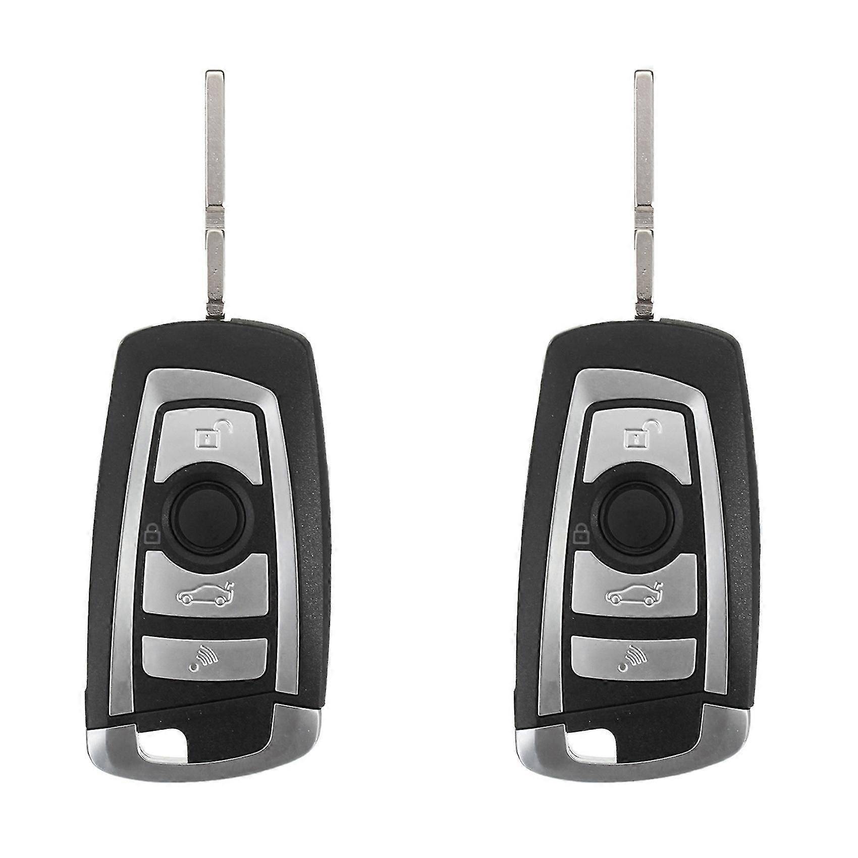 2x 4 Buttons 433mhz Modified Floding Remote Key Without 7935aa Id44 Chip For - E38 E39 E46 Control