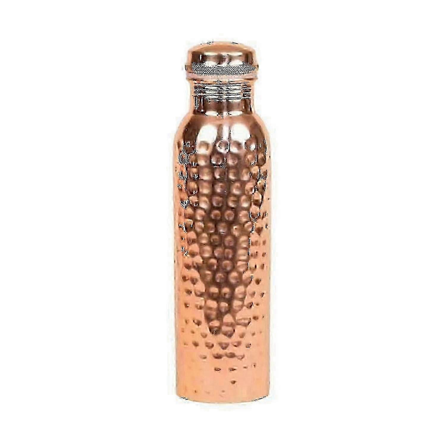 Copper Bottle 800ml, Hammered Copper Water Bottle