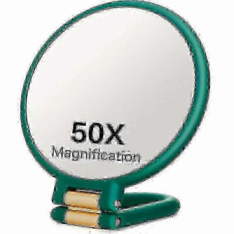 Foldable 50X Dual-Side Makeup Mirror