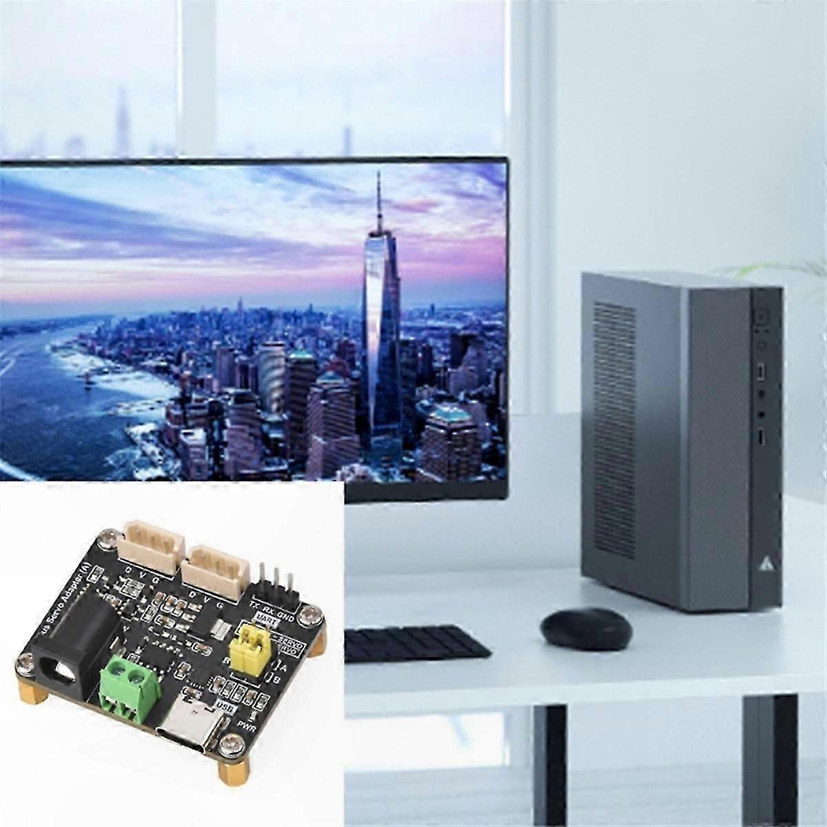 Servo Driver Board with Integrated Power Supply and Controller for ESP32-Compatible Projects