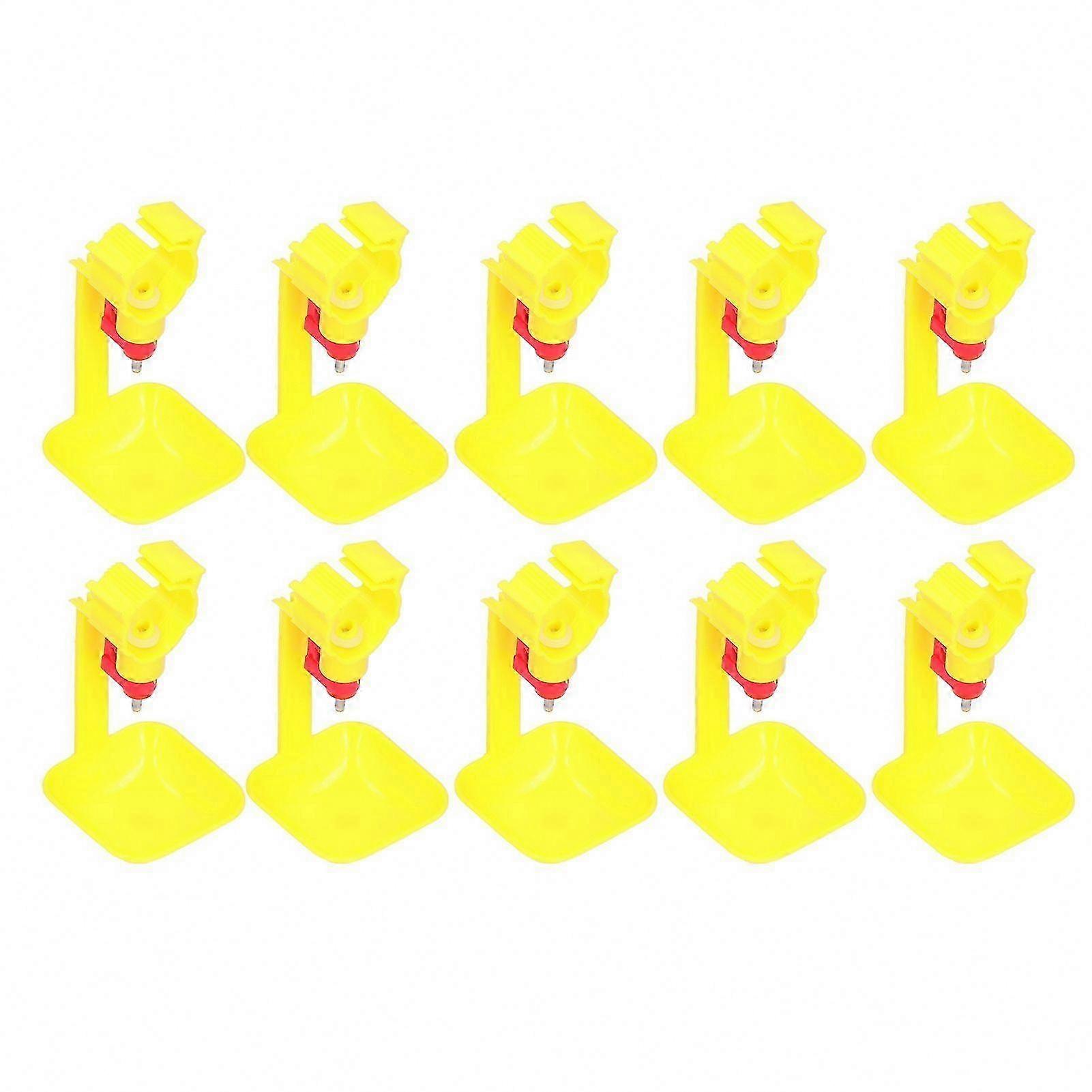 Chicken Automatic Waterers, 10-Pack with 20ml Cup