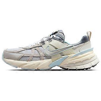 Nike V2K Run Slitstarka Andningsbara Låga Löparskor För Stadspendling Dam Grå Blå Vit FZ3596-072