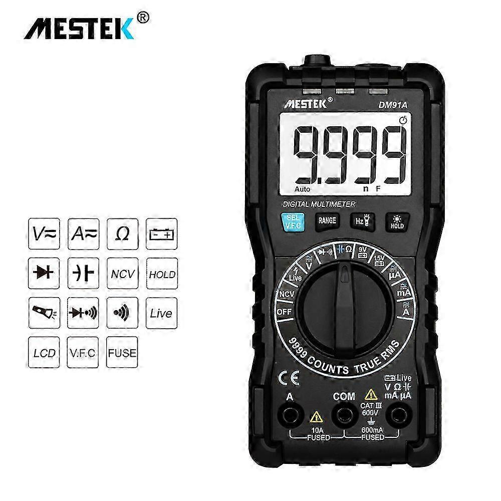 Auto-Ranging LCD Multimeter 9999 Counts