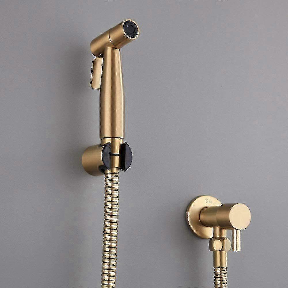 Brushed Gold Stainless Bidet Kit