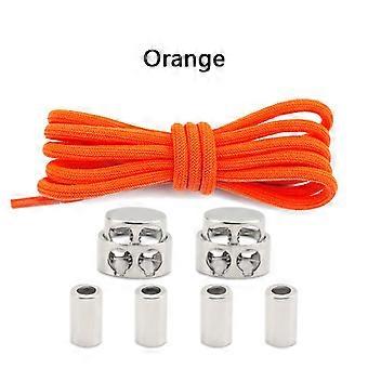 1Pair/3Pair Elastic No Tie Shoelaces Round Metal Buckle Shoelace Suitable for A Variety of Shoe Unisex Stretch No Tie Shoelaces