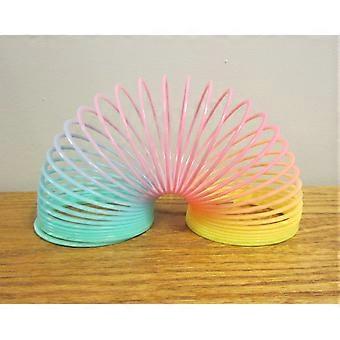 Leuchtende Spiralfeder, 7,6 cm, mehrfarbig, aus Kunststoff, für Gastgeschenke und Bastelarbeiten