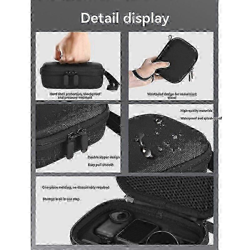 Portable Storage Case compatible with Nano - Compact Camera Bag. Handheld Protective Box top