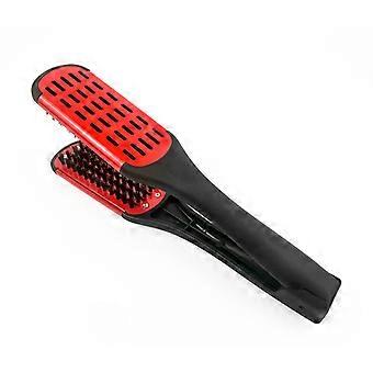 Ceramic Unisex Straightening Brush For Thick Hair With Scalp Stimulation