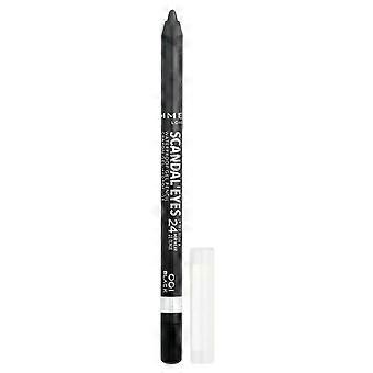 Rimmel London, Scandal'Eyes, Waterproof Gel Pencil, 001 Black, 0.04 oz (1.3 g)