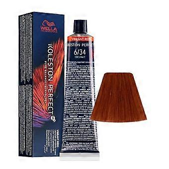 Permanent Color - WELLA PROFESSIONALS - Koleston Perfect Me+ 6/34 - Intensives Rot - Goldenes Kupfer - 60 ml