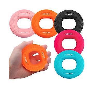 Hand trainer finger exercise set, 5 pieces grip strengthener and trainer, silicone hand exercise.