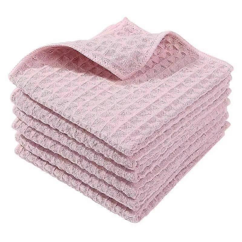 3pc Microfiber Waffle Cleaning Towel