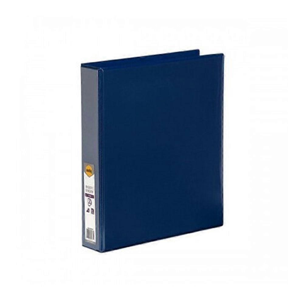 BLUE Marbig Clearview A4 2D-Ring insert Binder Polypropylene Eco Friendly 38mm
