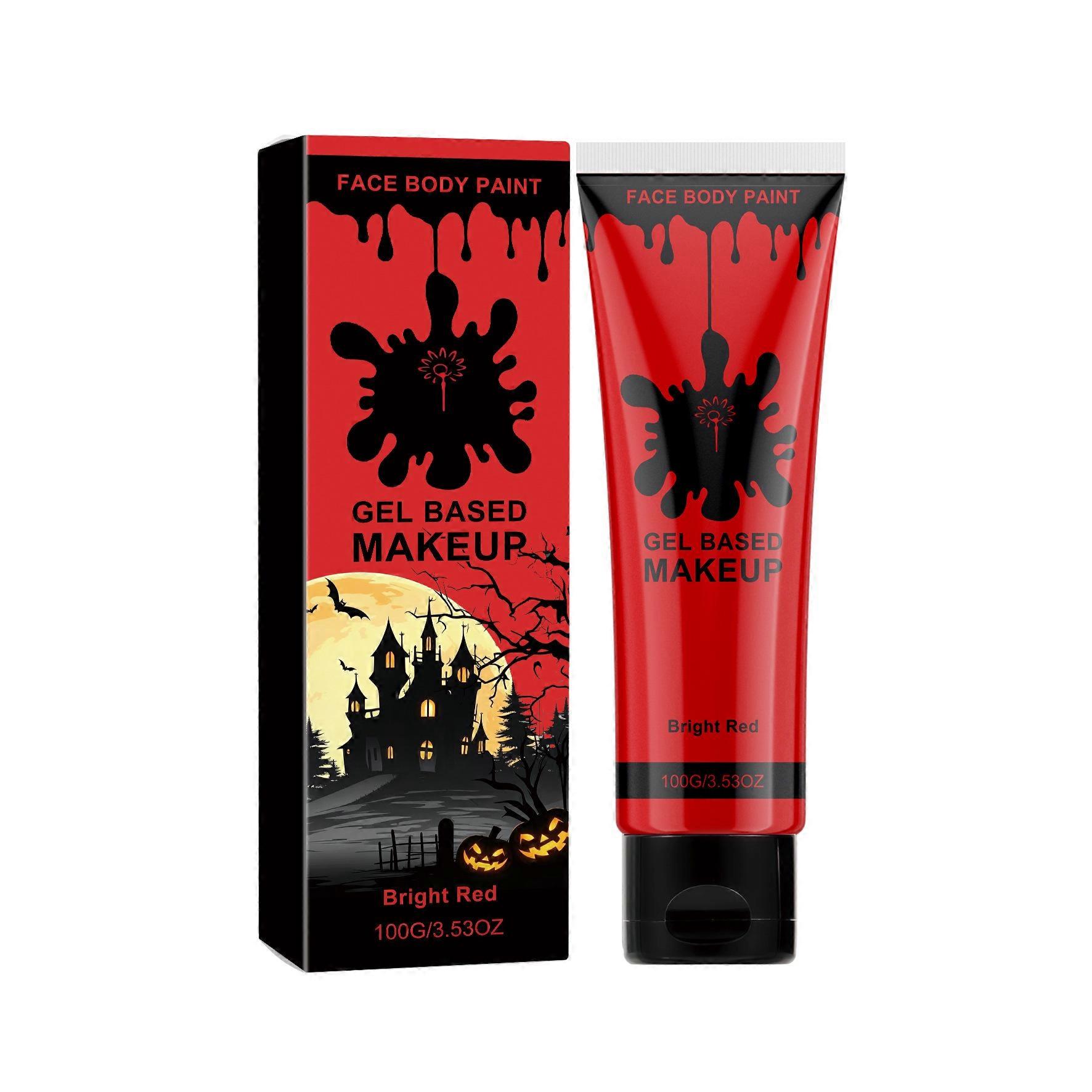 Body Paint Red Cream High Coverage
