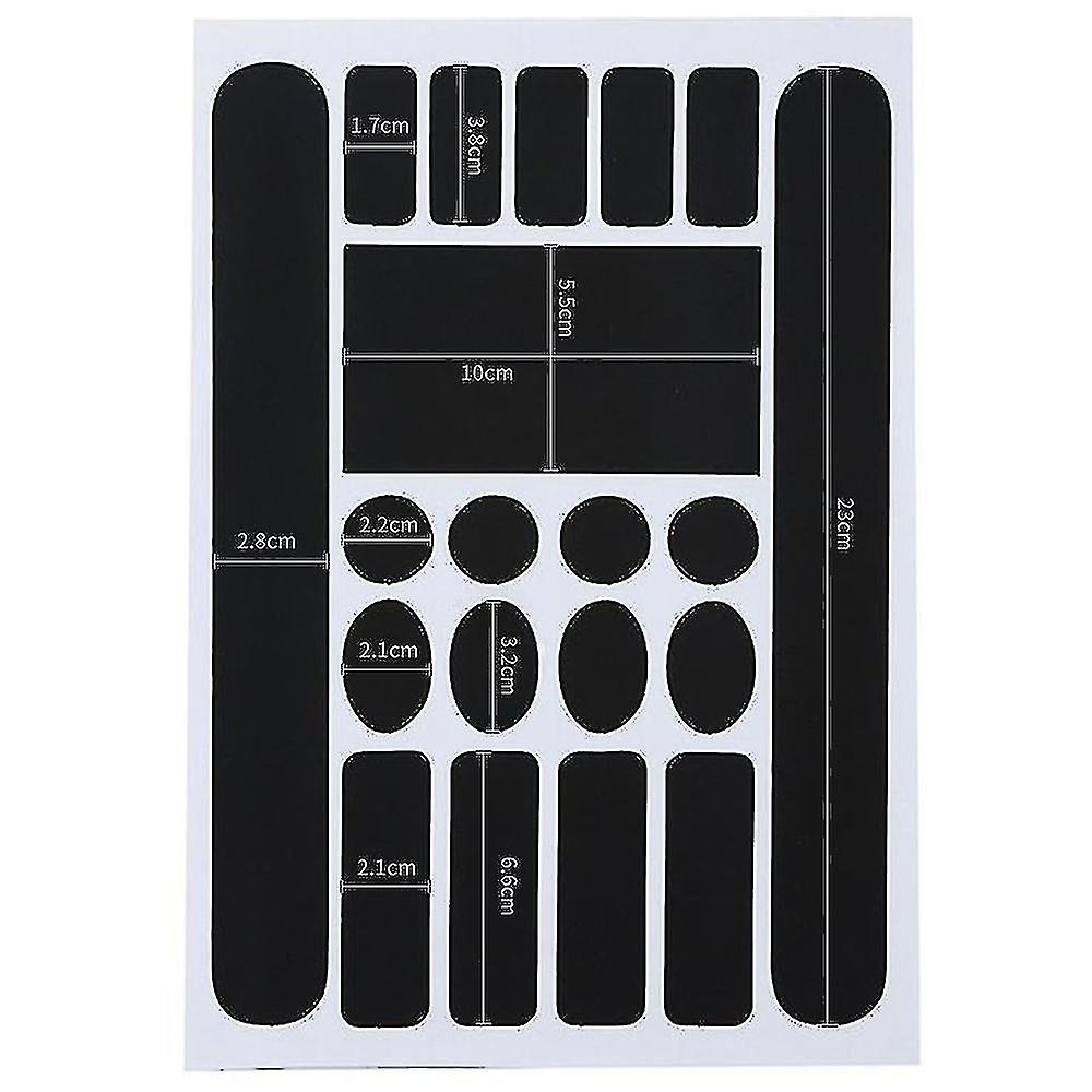 Bike Frame Anti-scratch Protective Sticker Waterproof Scratch Protector Stickers For Mtb Bicycle (carbon Black)