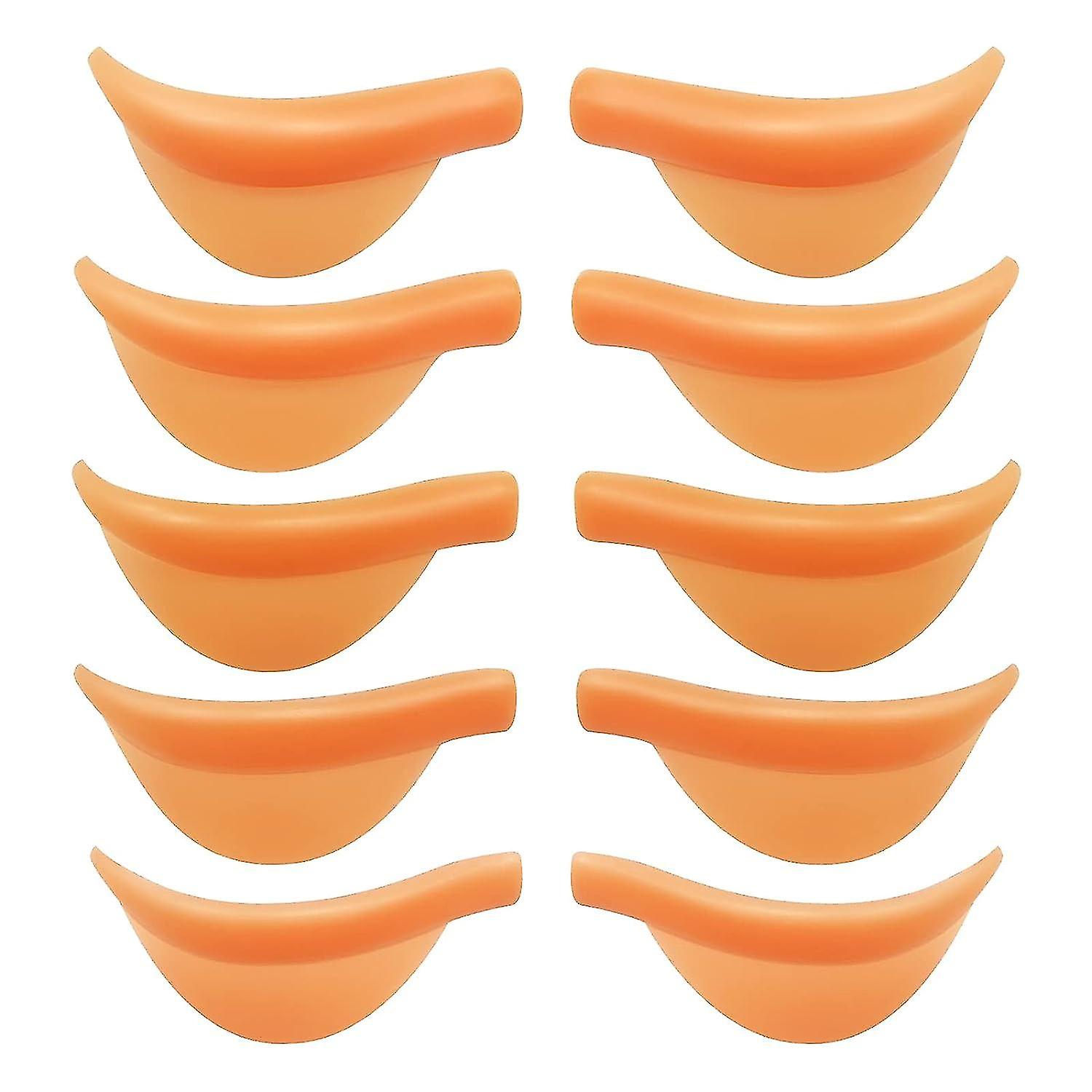 5 Pairs Eyelash Lifting Pads Perm Pad, Eyelash Perm Silicone Pads 5 Sizes Reusable For Different Length Eyelashes