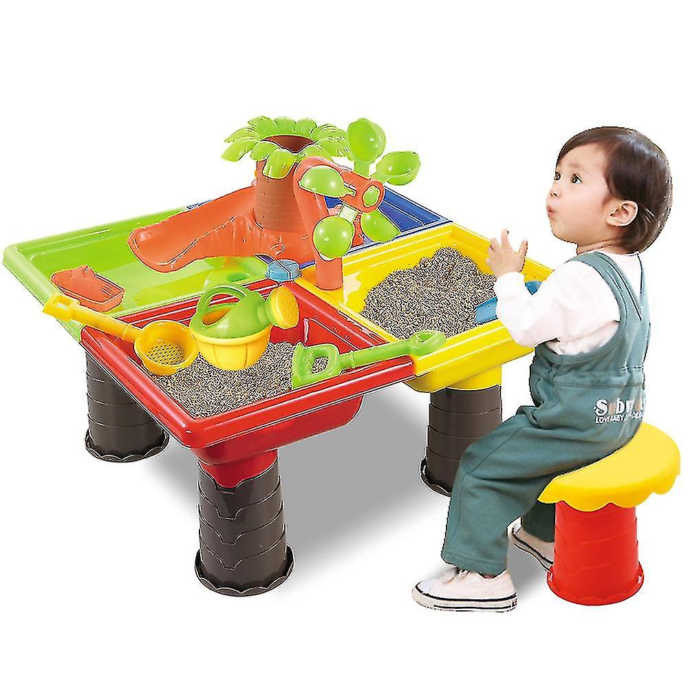 4 In 1 Boys And Girls Summer Beach Play With Water And Sand Table