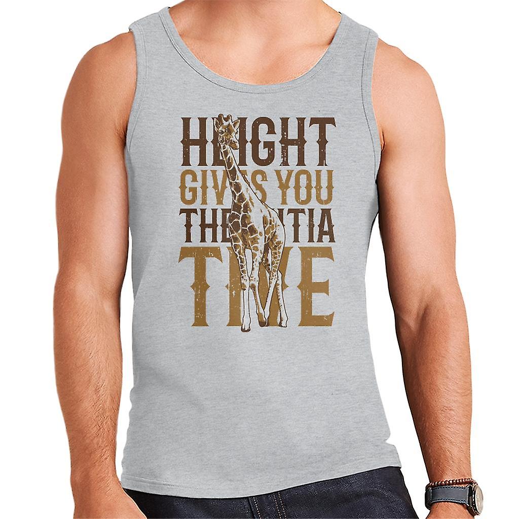 Giraffe Height Quote Men's Vest