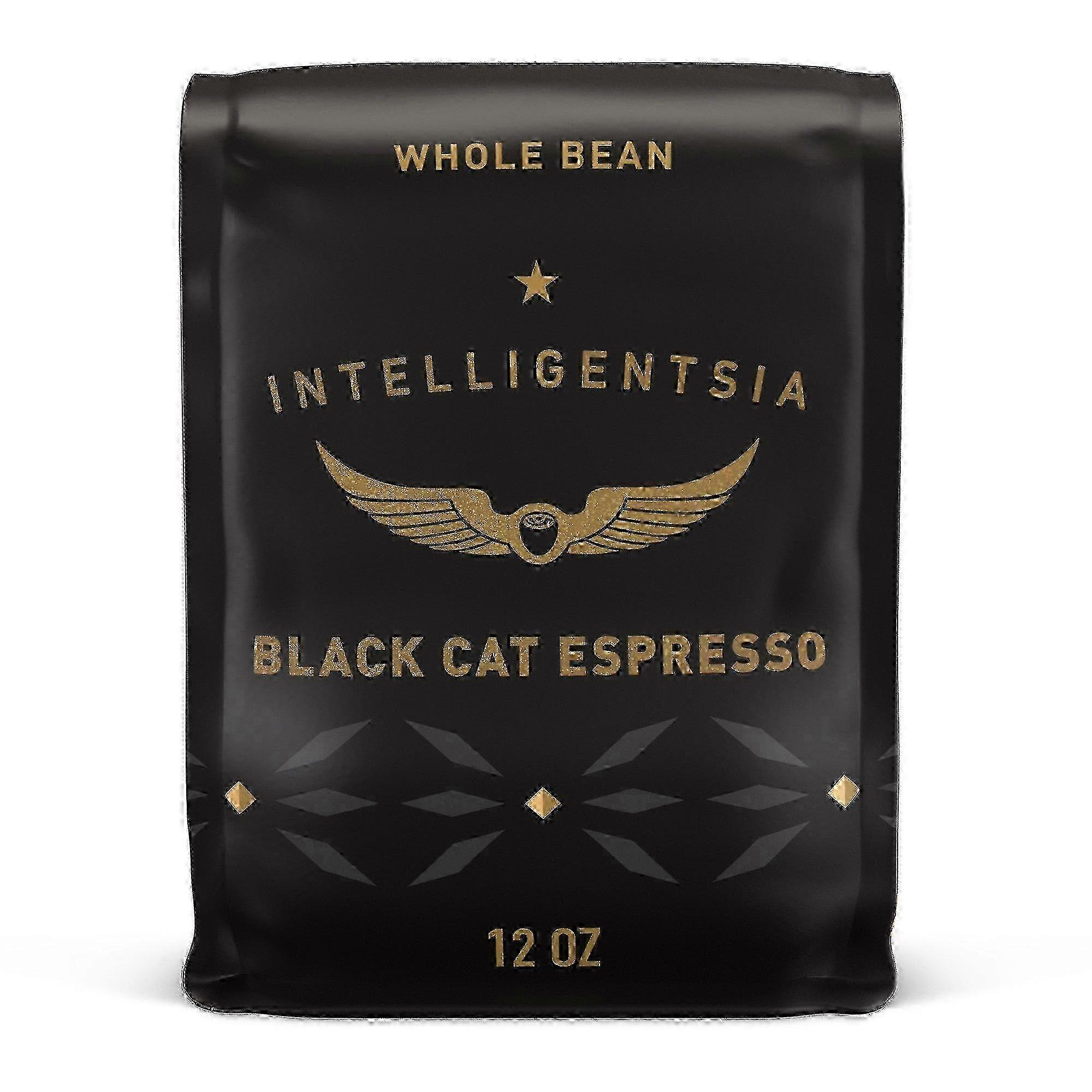 Intelligentsia Black Cat Classic Espresso Roast Dark Roast Whole Bean Coffee, 12 Oz