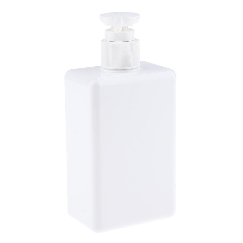 280ml Empty Pump Bottle Refillable Container for Shampoo Body Wash Lotion White