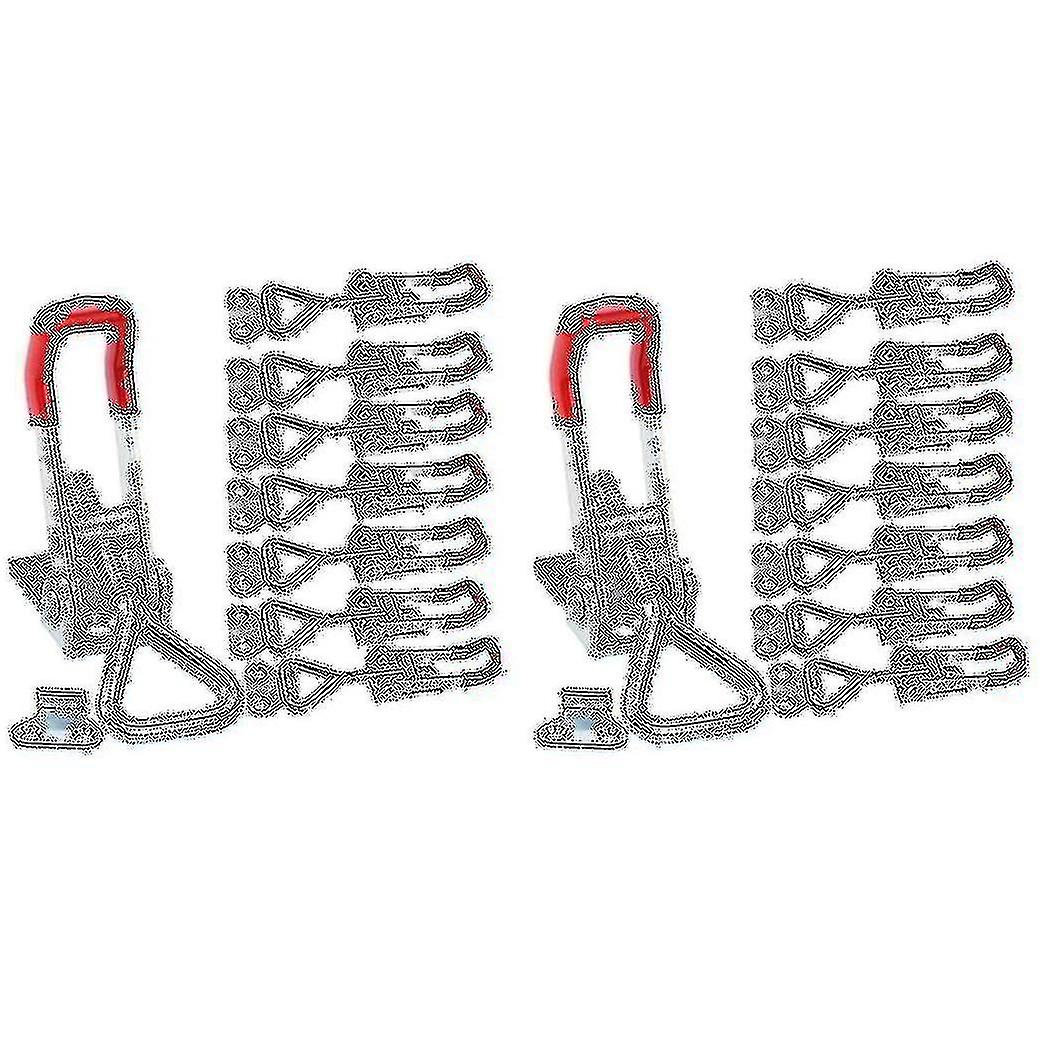 16pack Pull Latch Clamp Latch 360lbs Capacity Adjustable Quick Release Draw Latch For Door Latch Ho
