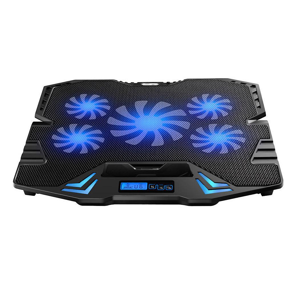 Laptop Cooler Fan Portable Notebook Cooling Base USB Power with 5 Fan for 11-16"