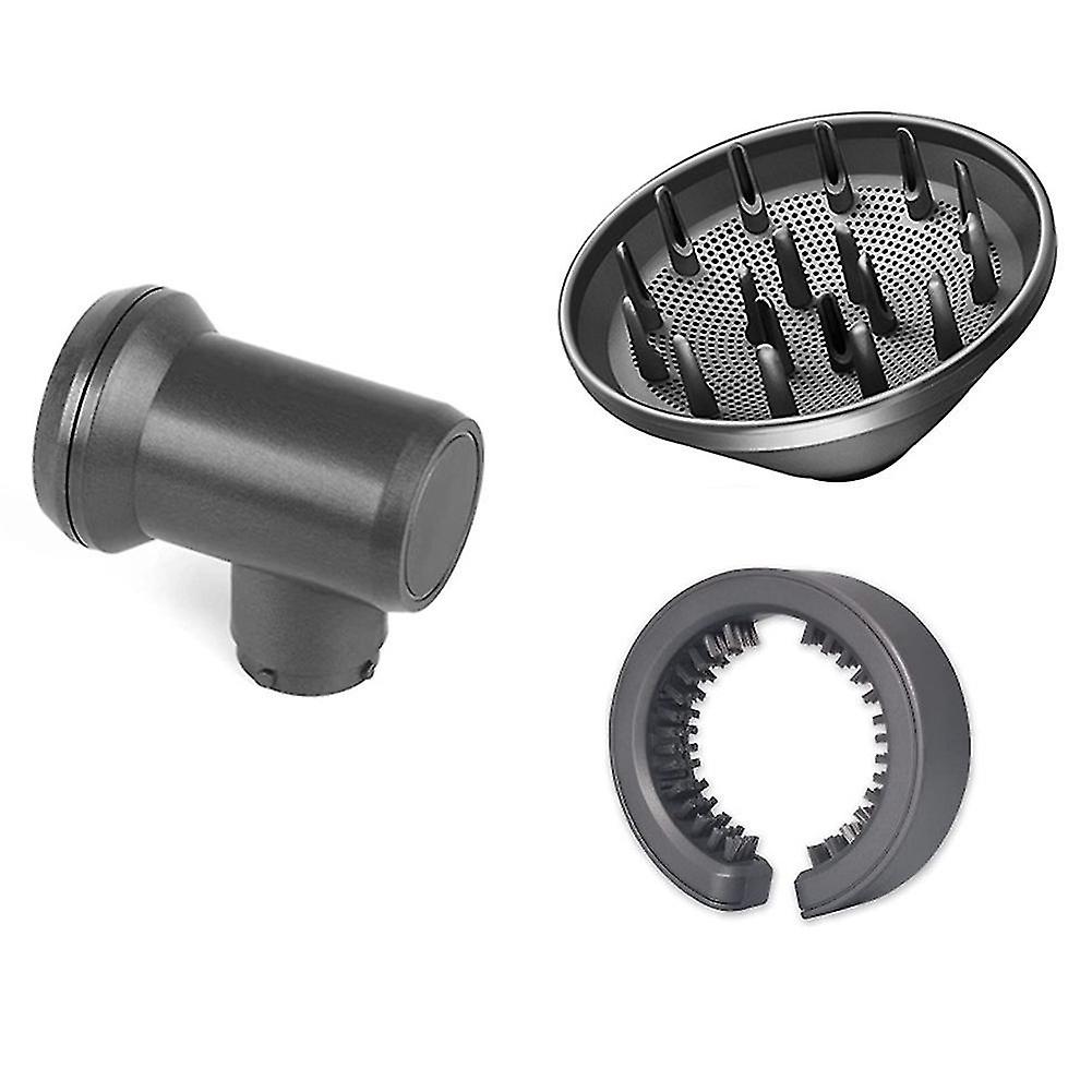 Diffuser and Adaptor for Styler,turn Your Styler Into A Hair Dryer In Seconds, Cleaning Brush