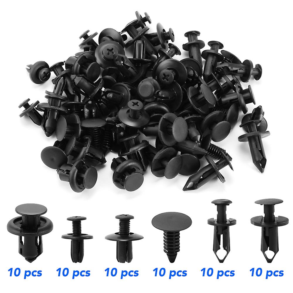 60pcs Auto Fastener Clip Mixed Car Body Push Retainer Pin Rivet For Lifan  Solano X60 X50 520 620 320 | Fruugo QA