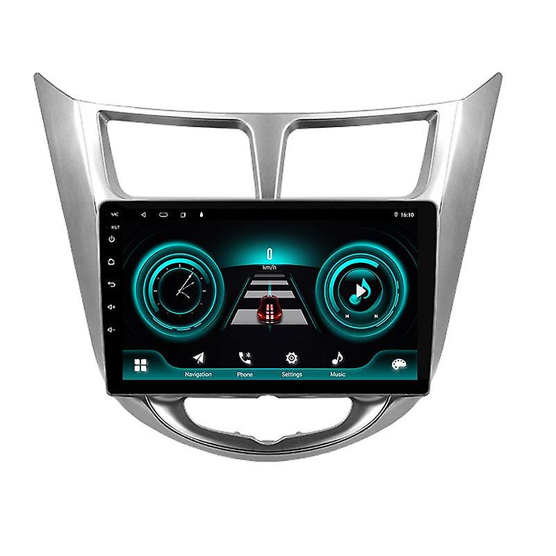 Carplay Android Auto Car Radio for Hyundai Solaris 1 2010 - 2016 Multimedia GPS Autoradio