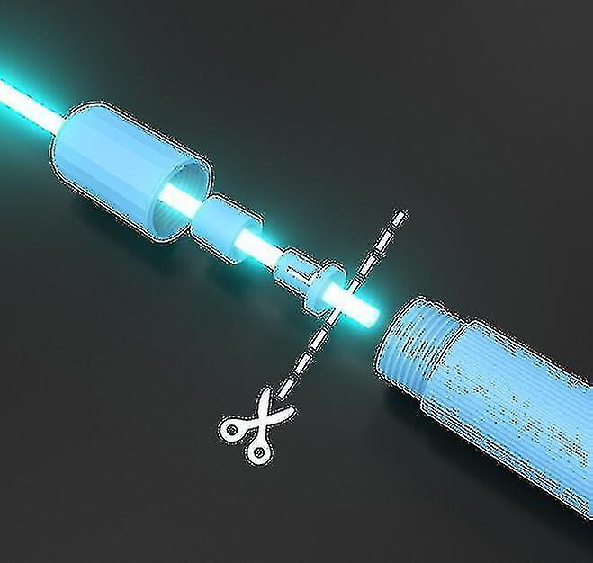 Cordon à sauter lumineux réglable 2.8m Allumez la corde à sauter