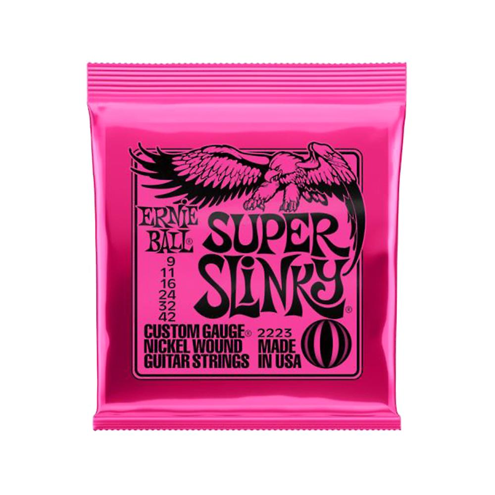 Super Slinky nikkel tekercselt elektromos gitárhúrok 9-42