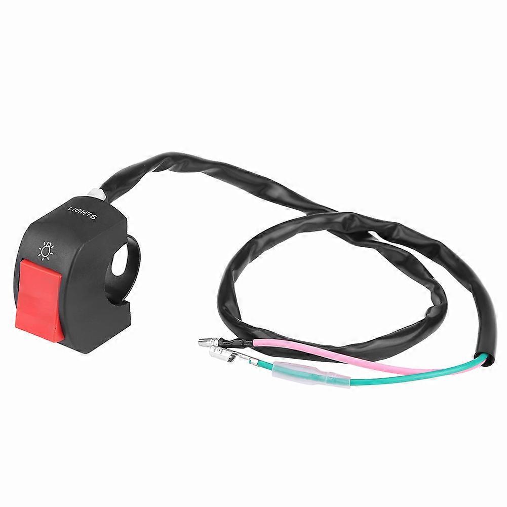 22mm 7/8" Universal Motorcycle Handlebar Switch Headlight Fog Light Switch W/ ON/OFF Button