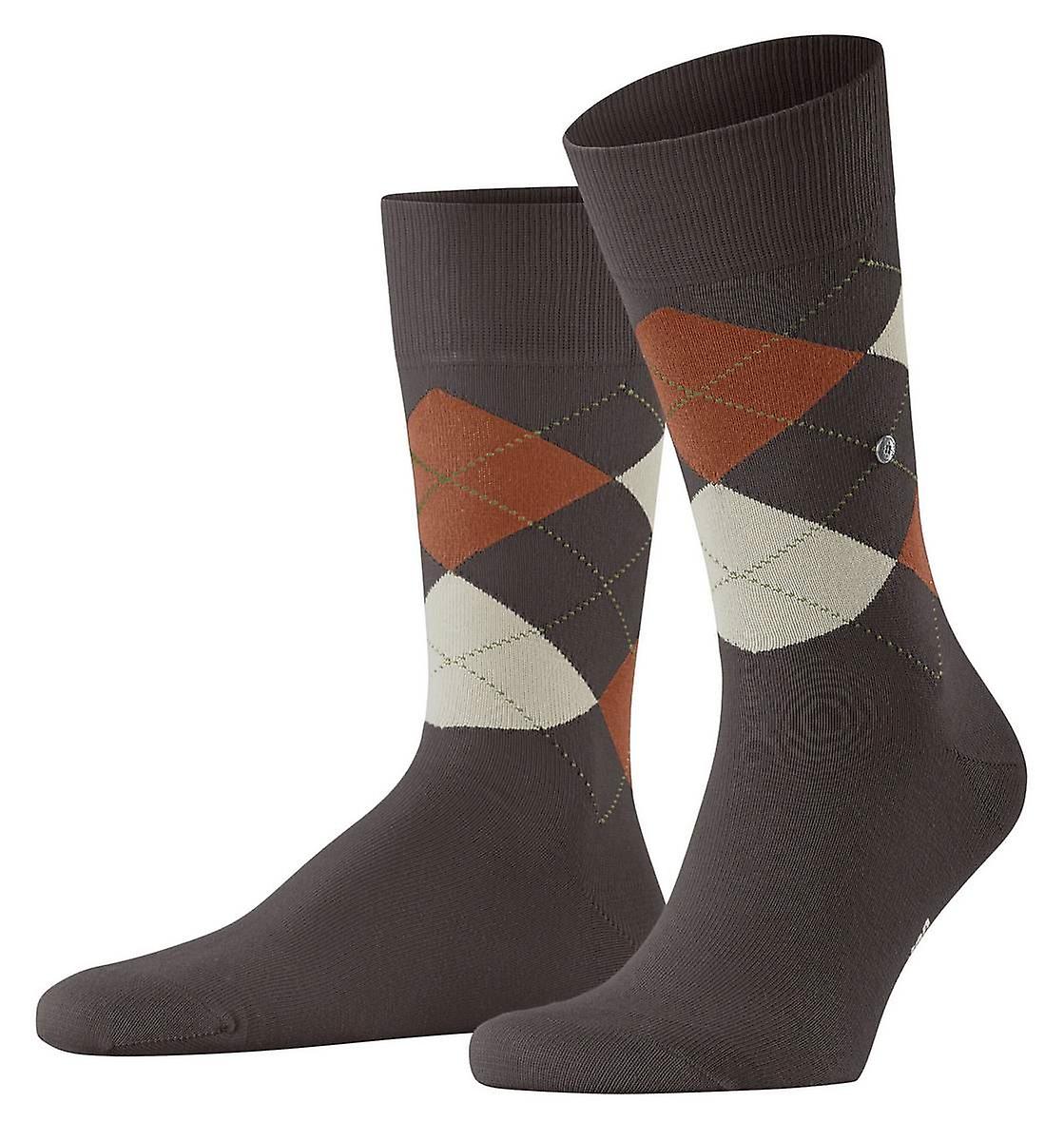 Burlington King Socks - Dark Brown