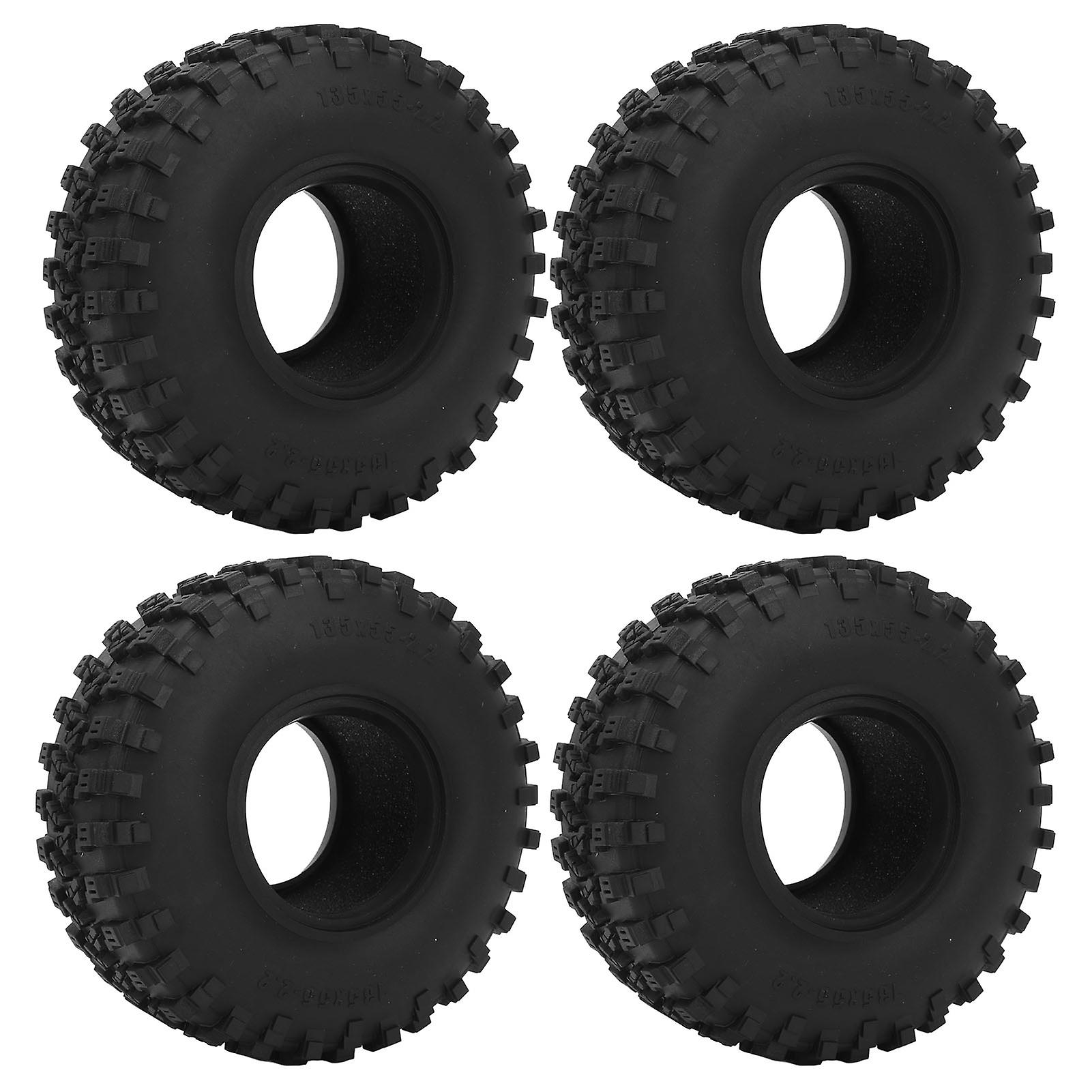 4pcs 2.2in Rc Crawler Reifen Gummi weicher Ersatz RC Auto Rad Reifen für Scx10 1/10 Rc Crawler