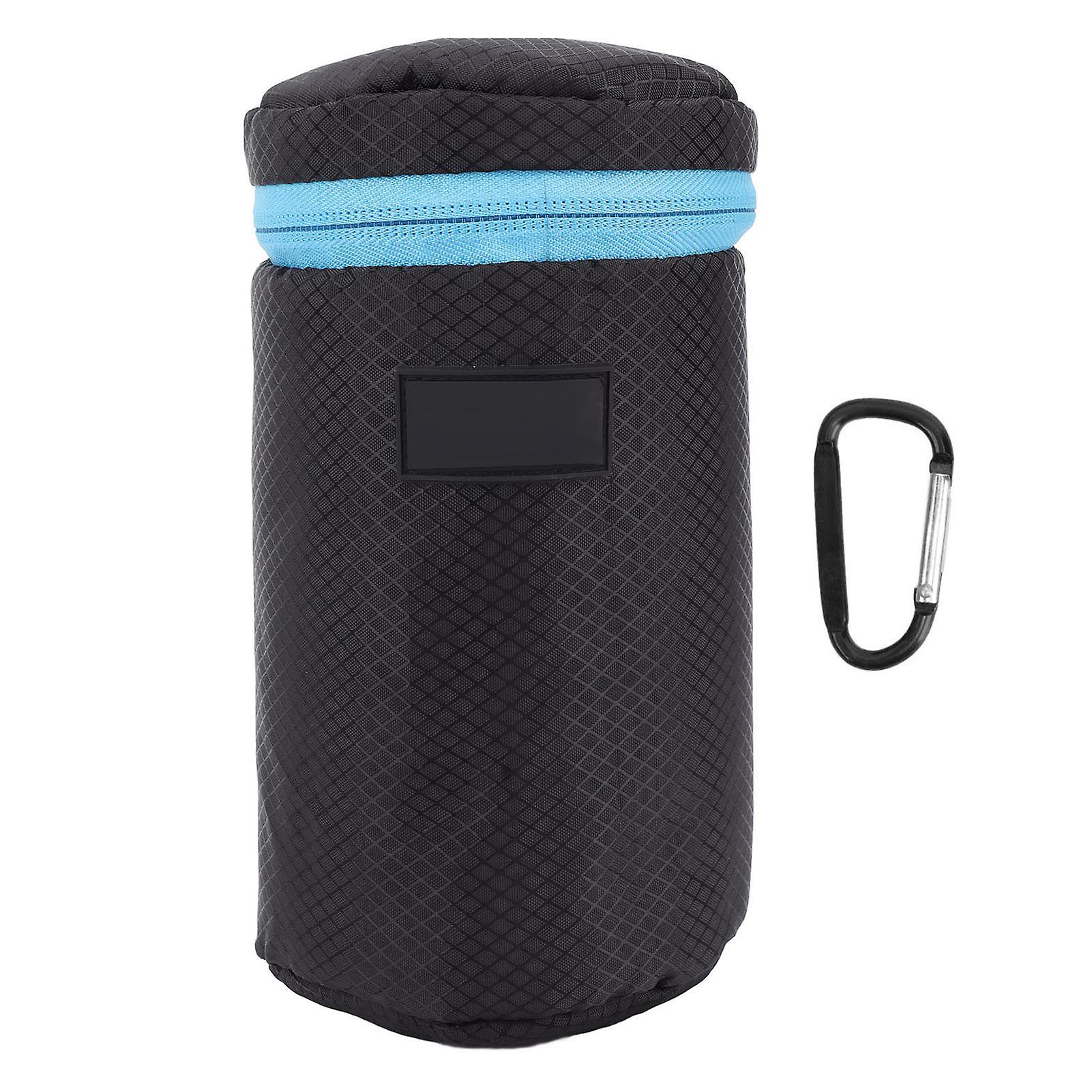 Camera Lens Protective Pouch Neoprene Waterproof Lens Case Bag with Zipper for DSLR Camera L