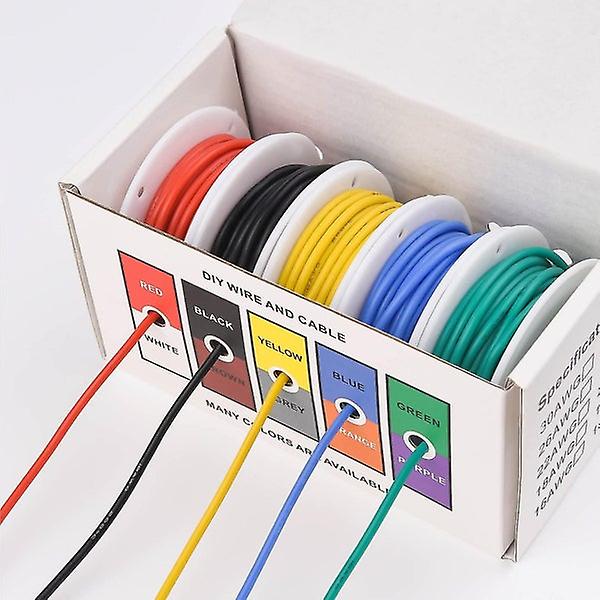 18 AWG Stranded Tinned Copper Wire, Flexible Silicone Electrical Co.