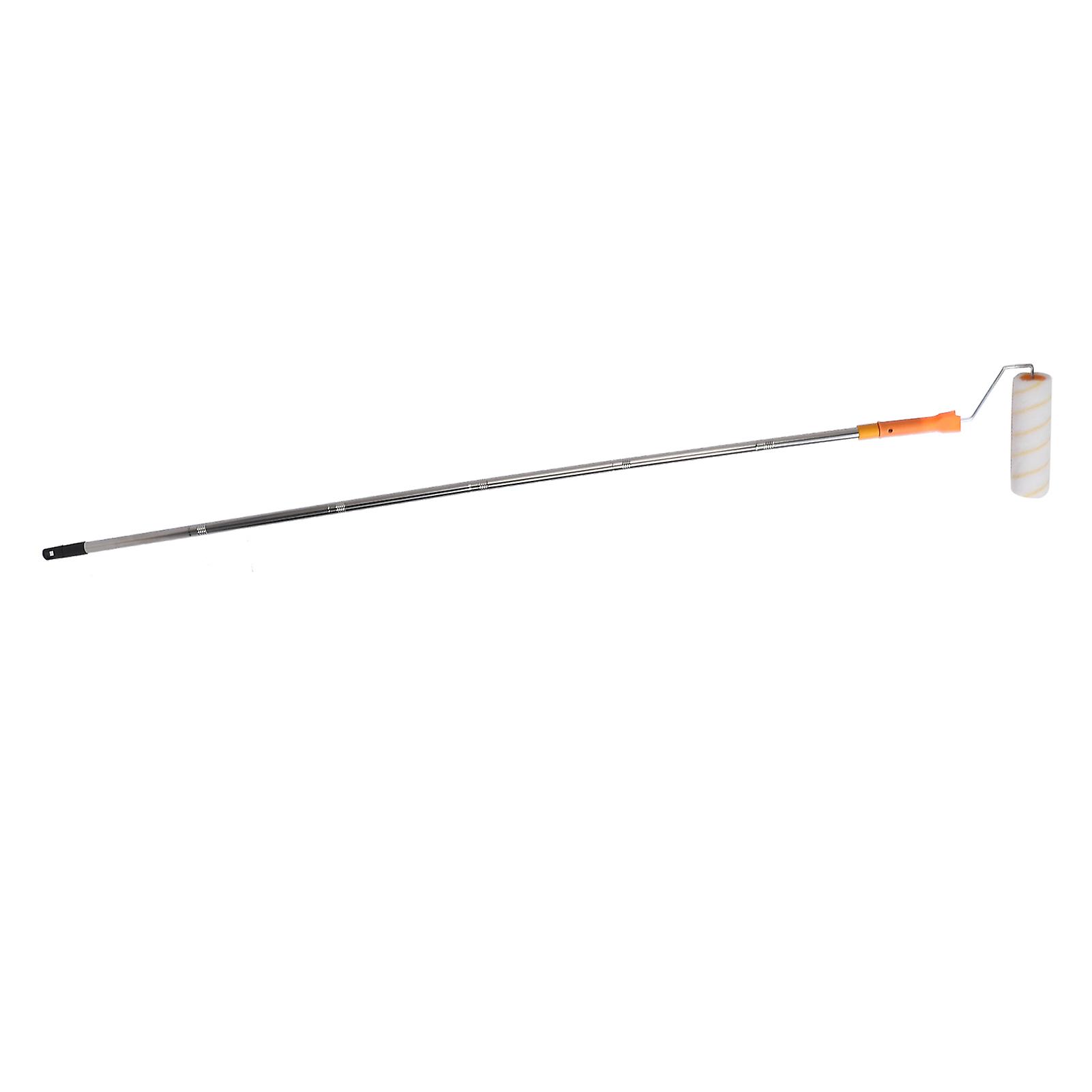 Telescoping Paint Roller Kit - 1.8m Extension Pole With Roller & 4 Brushes For Walls And Ceilings