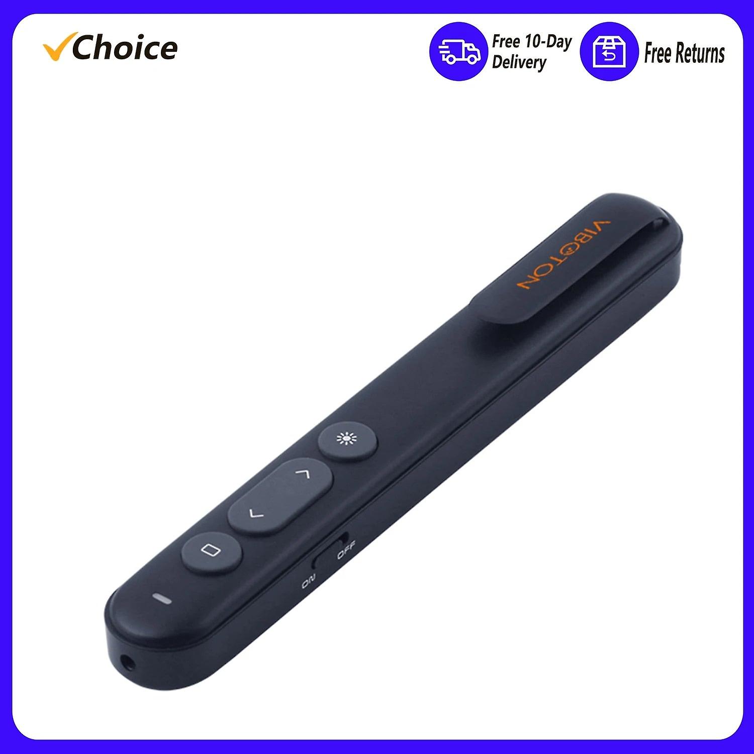 Viboton Pp-936 2.4g Multimedia Remote Control Wireless For Powerpoint Presentation Presenter Laser Pointer Ppt Flip Pen