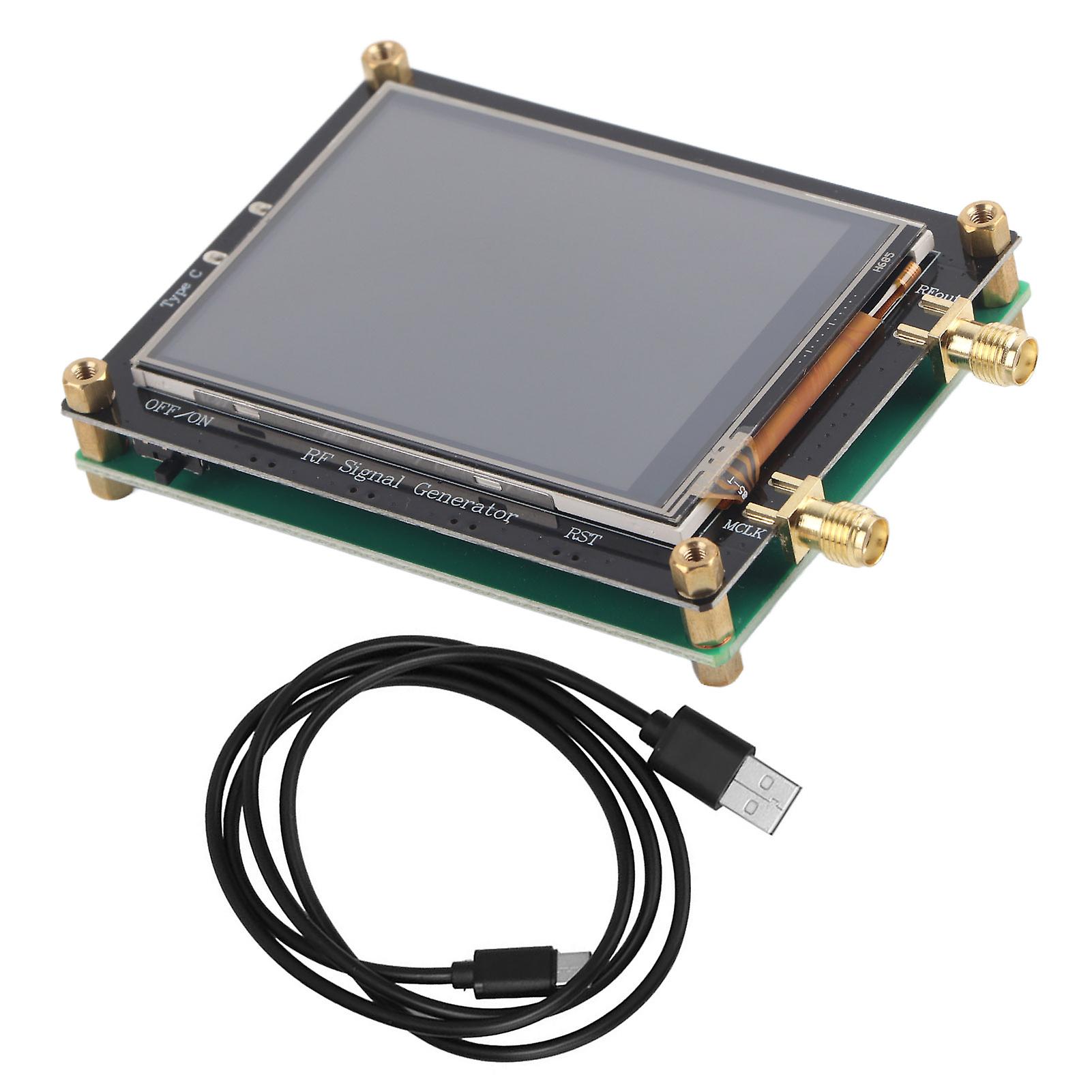 Signal Generator Full Touch Screen RF Sweep Frequency PC Control with Data Cable ADF4350/ ADF4351