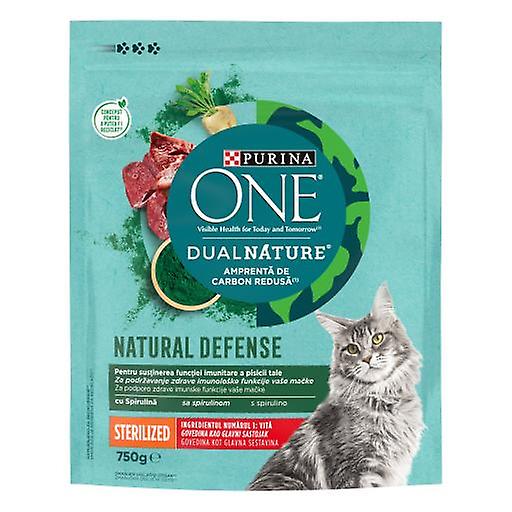 Purina One DualNature Natural Defense Beef Spirulina for Sterilized Cats