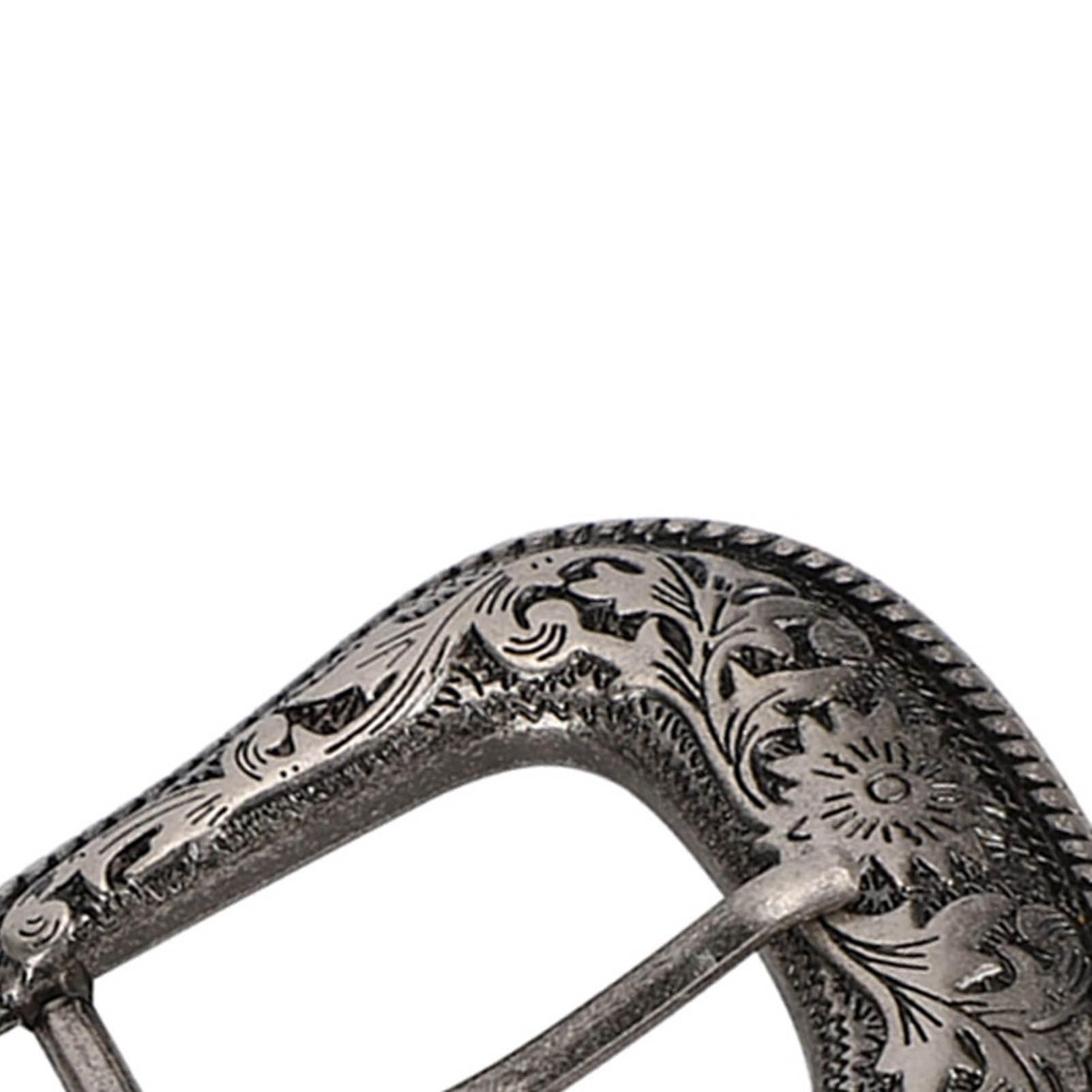 Vintage Style Handmade Carving Alloy Waist Belt Buckle Set for Collar Saddle Accessories40mm
Inner Diamter