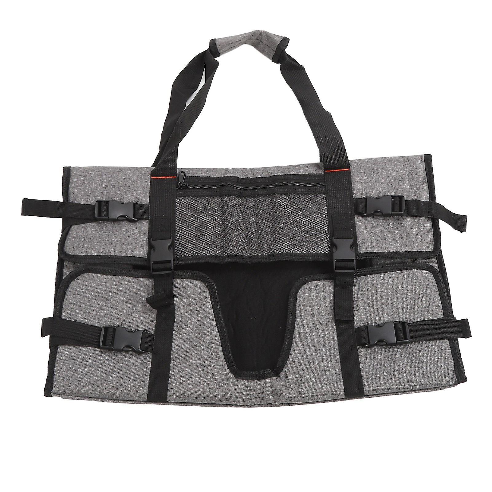 Computer Monitor Storage Bag,Portable Computer Monitor Carrying Bag Travel Carrying Case for Screens and Monitors Gray 24in