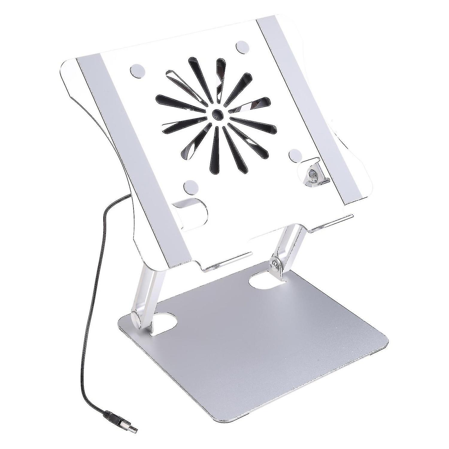 Foldable Holder Bracket Ergonomic Stand Laptop Cooler Fan Riser Stand Portable