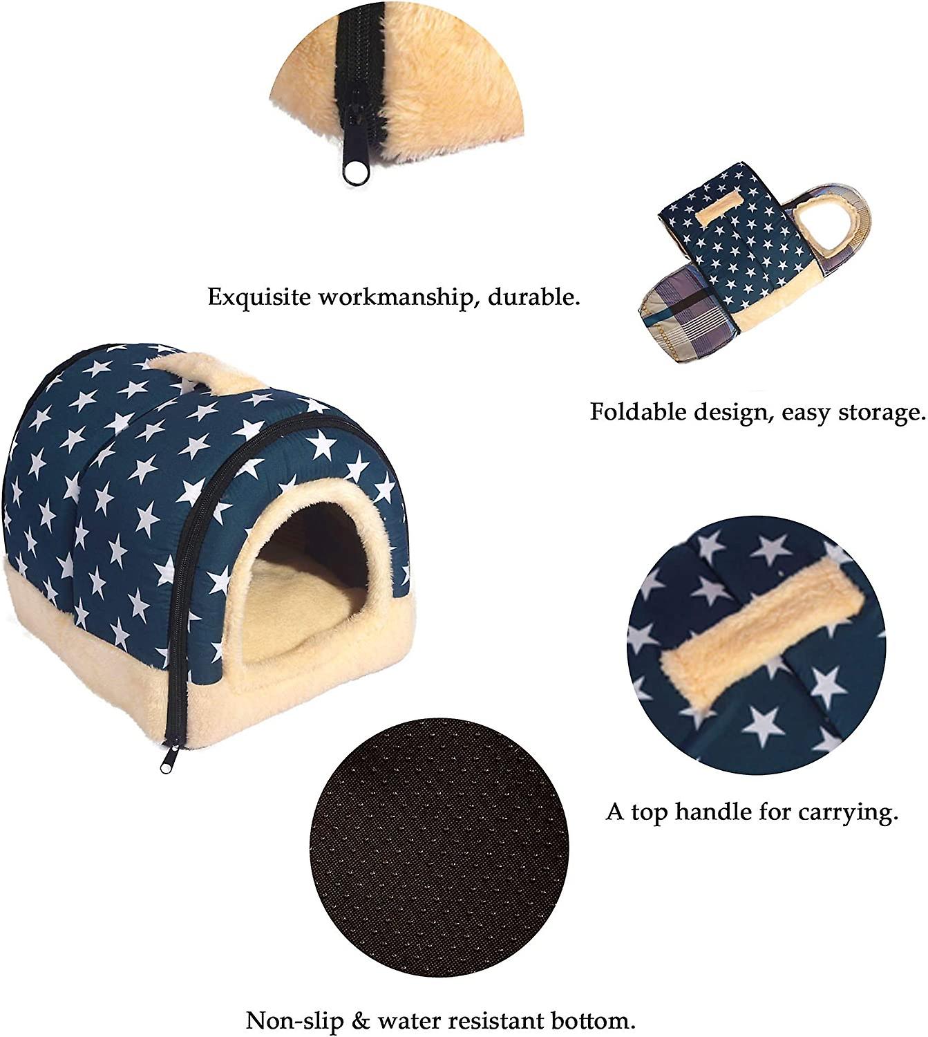 thumbnail image 2 of Simulation Brick Dog House Tent With Cushion - Washable Igloo Pet Bed For Small To Large Dogs | Indoor Kennel 2 of 12
