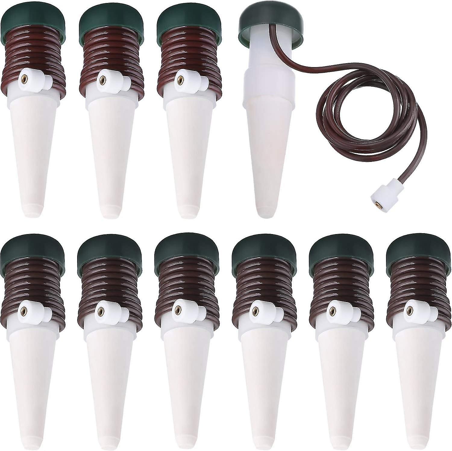 Automatic Watering Stakes Watering System, 10 Pieces Automatic Plant Drip Watering for Indoor or Ind