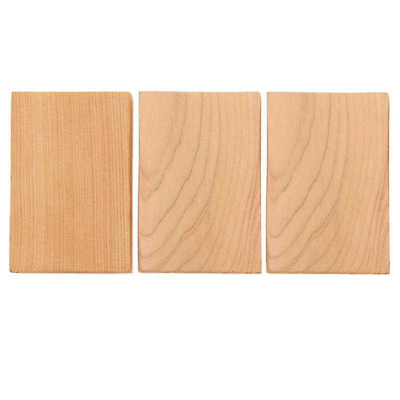3pcs Rectangular Wood Block