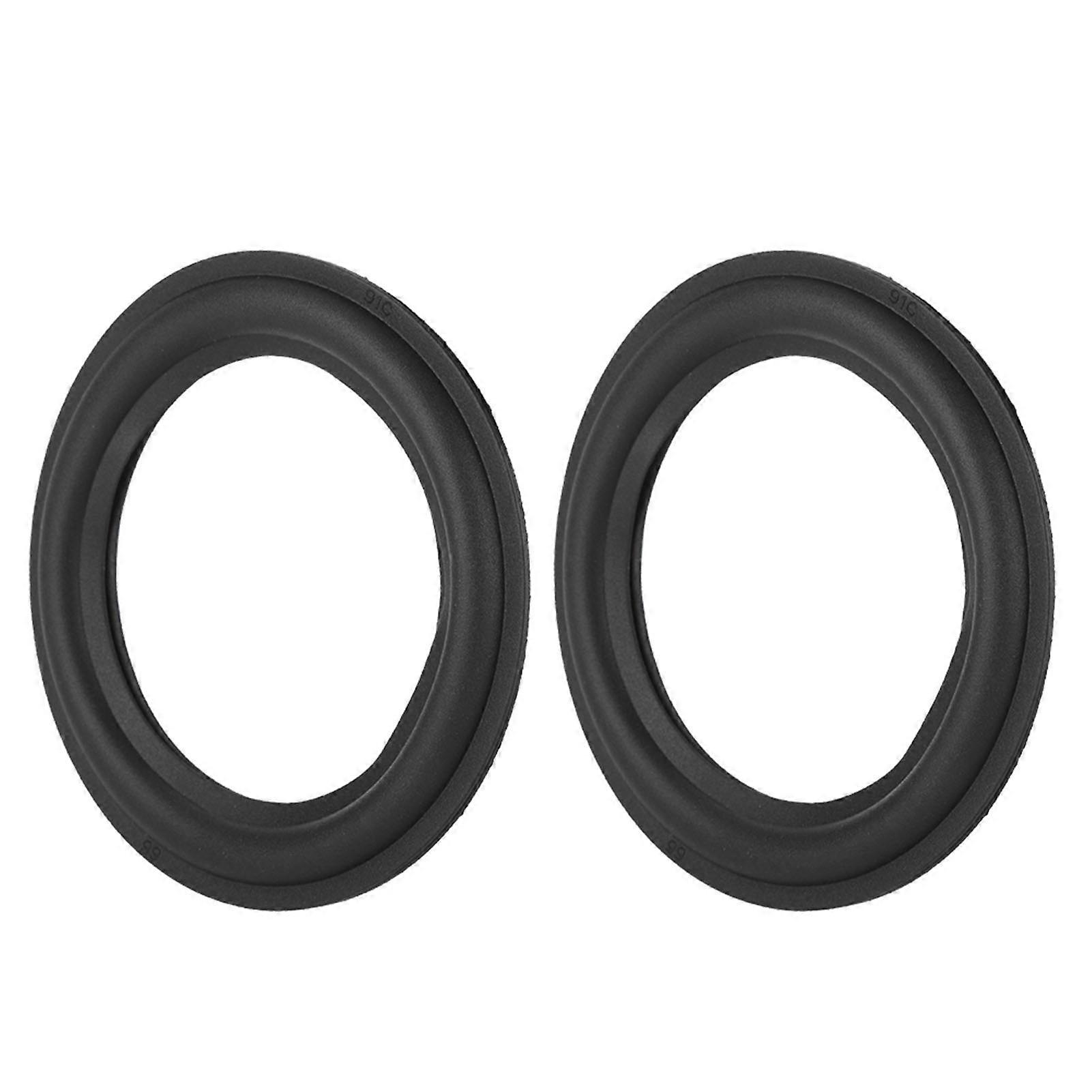 Réparation de haut-parleur surround 5 pouces, bord en mousse pour caisson de basses, pièce de rechange noire