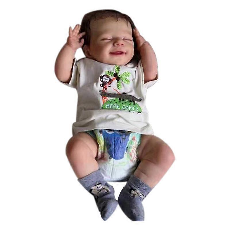 Silikonkropp mjuk docka realistisk funktion födelsedagspresent leksak flicka