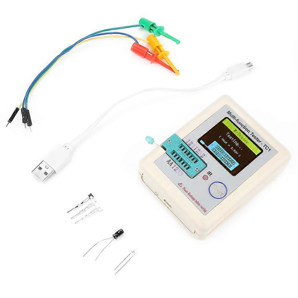 LCD Transistor Tester Diode Triode Capacitance Meter LCr T6 ESR NPN PNP MOSFET